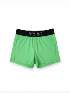Buffbunny Collection Lime Green Workout Biker Shorts | Size Small